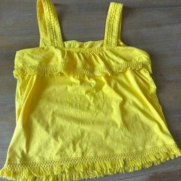 Yellow JCrew tank - Picture 5 of 7